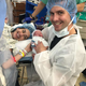 Isis Romero, Phil Anaya and their newborn. (Courtesy Isis Romero)